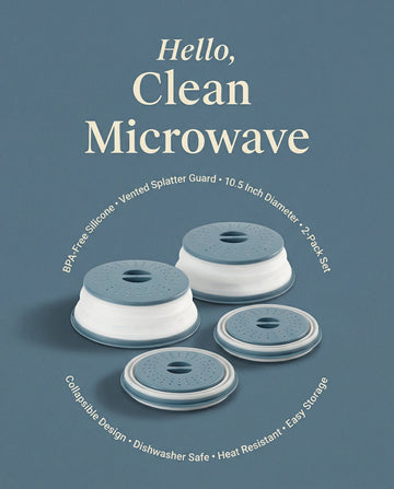 New Reusable Microwave Covers