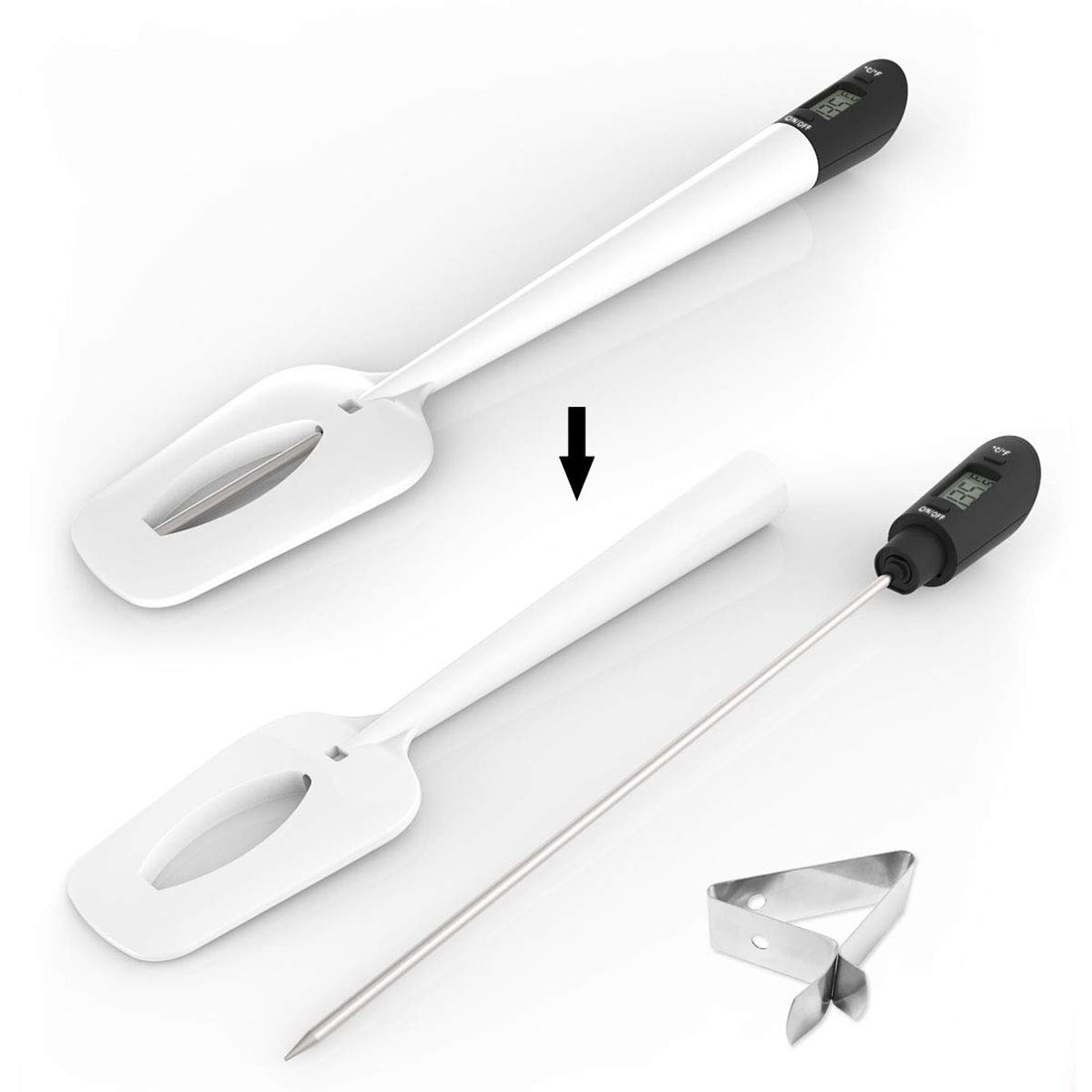 Fast Read Digital Food Thermometer – Candy, Meat, Chocolate, Jam with 9" Probe