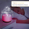Ultrasonic Oil Diffuser 300ml – Aroma Humidifier, Auto-Off, Color-Changing LED