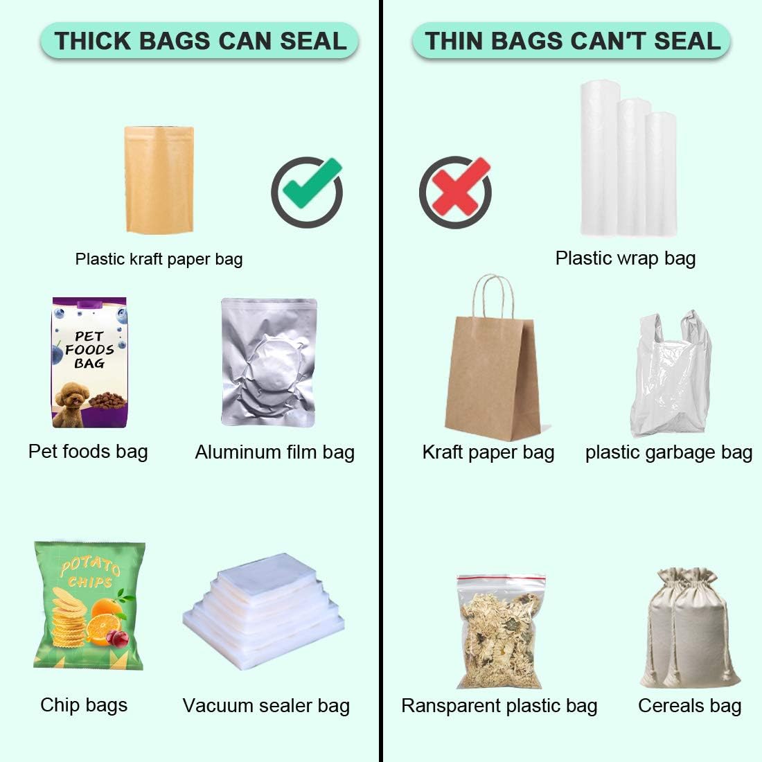 Chip Bag Sealer – Portable Handheld Food Bag Heat Sealer for Kitchen & Travel