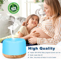 Ultrasonic Oil Diffuser 300ml – Aroma Humidifier, Auto-Off, Color-Changing LED
