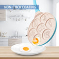 Dinosaur 7-Cup Egg Pan – Nonstick Omelet & Pancake Mold for Kids