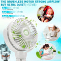 Rechargeable Portable Fan for Stroller, Crib & Car Seat, Clip-On 360° Rotating Fan, 4000mAh