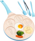 Dinosaur 7-Cup Egg Pan – Nonstick Omelet & Pancake Mold for Kids
